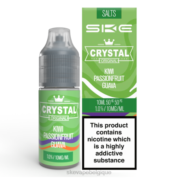 SKE- sel de nicotine cristallin - 10 ml 2684115 kiwi, fruit de la passion, goyave SKE vape flavours