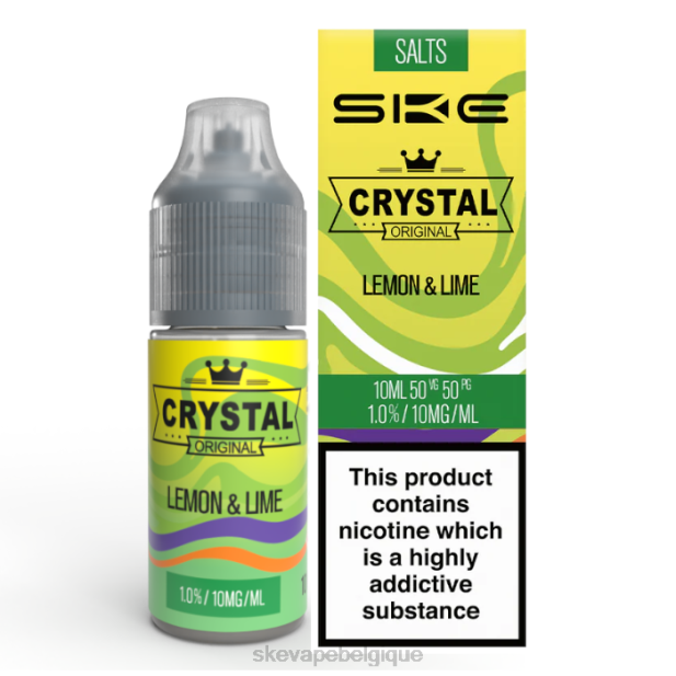 SKE- sel de nicotine cristallin - 10 ml 2684116 citron vert SKE vape authentication