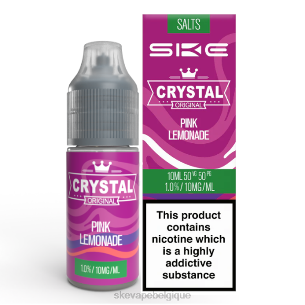 SKE- sel de nicotine cristallin - 10 ml 2684117 limonade rose SKE vape refills