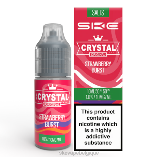 SKE- sel de nicotine cristallin - 10 ml 2684118 éclat de fraise SKE vape review