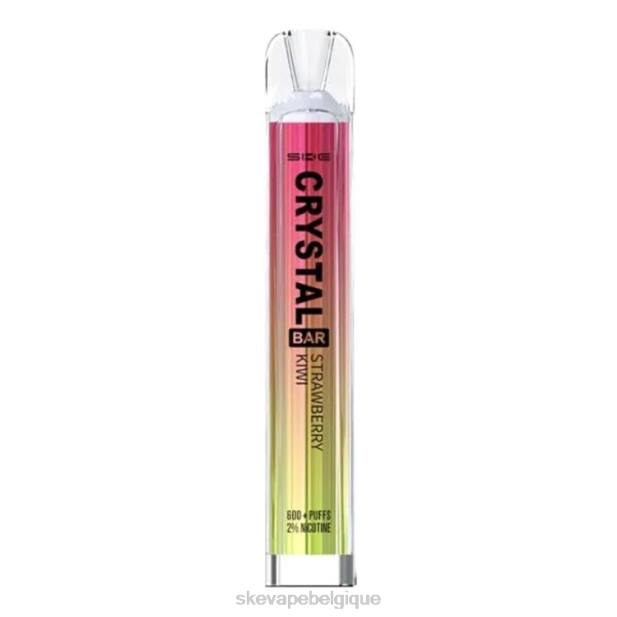 SKE- vape jetable de barre de cristal 268445 fraise-kiwi SKE vape flavours