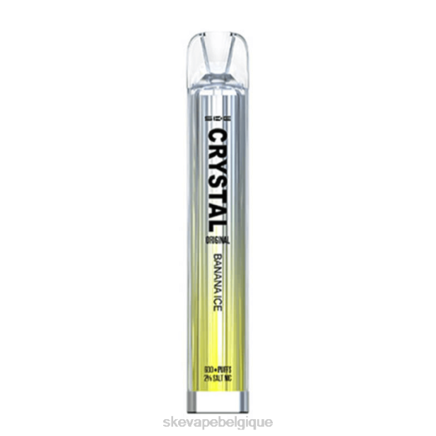 SKE- vape jetable de barre de cristal 268462 glace à la banane SKE vape belgique